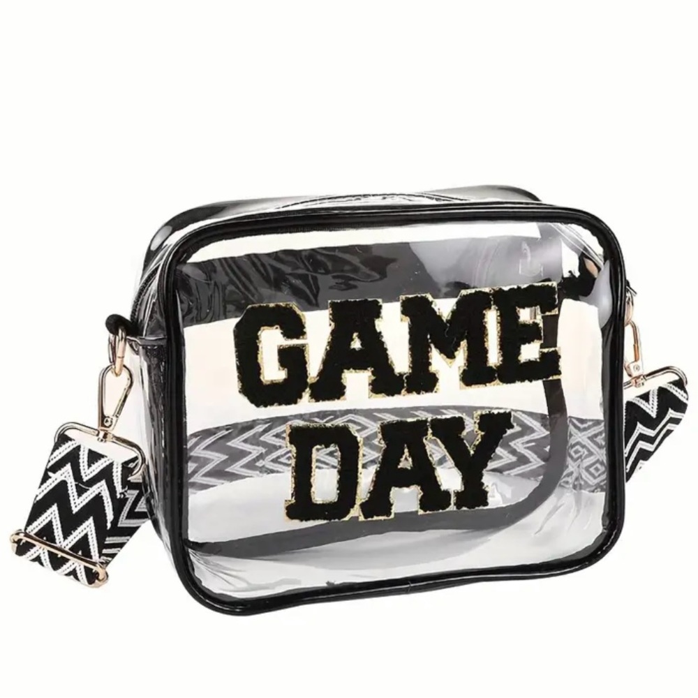 Clear Black Game Day Women's Bag
